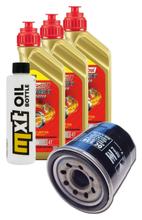 Paquete de inspección 3L 5W-40 con filtro de aceite para KTM SXC 625 ccm Año 2006