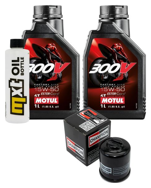 Inspektionspaket 2L 15W-50 + Ölfilter für Piaggio MP3 350 ccm