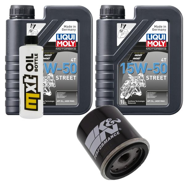 Pacchetto di ispezione 2L 15W-50+filtro olio per Piaggio MP3 350 ccm