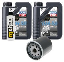 Inspectiepakket 2L 15W-50 + oliefilter voor Piaggio MP3 350 ccm