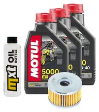 Inspection package 3L 10W-40 + oil filter + 1x spark plug for Suzuki LS Savage P 650 ccm Year 2001