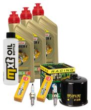 Inspection package 3L 10W-40 + oil filter + 2x spark plug for Suzuki DL V-Strom SV S SF 650 ccm Year 2018 - 2021