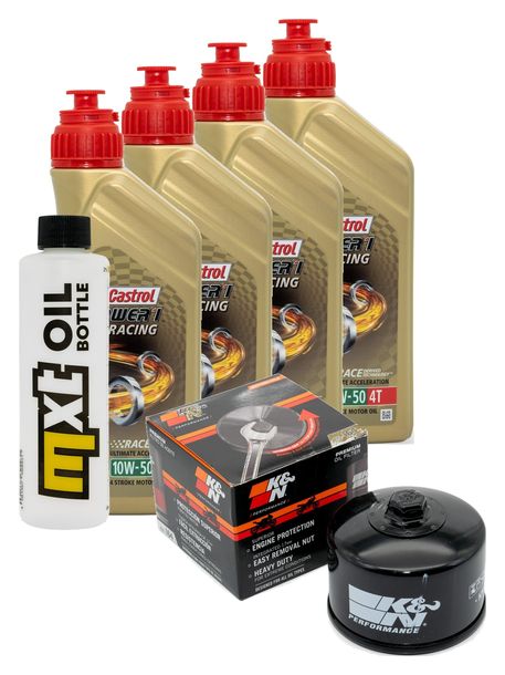 Inspektionspaket 4L 10W-50 + Ölfilter + 2x Zündkerze für BMW R NineT Scrambler Pure Racer Urban DTC 1200 ccm Bj. 2019 - 2022