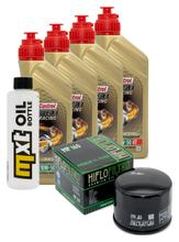 Kit d'inspection 4L 10W-50 + filtre à huile + 2 bougies pour BMW R NineT Scrambler Pure Racer Urban DTC 1200 ccm Année 2019 - 2022