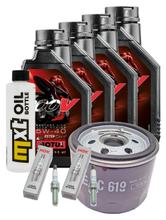 Kit d'inspection 4L 5W-40 + filtre à huile + 2 bougies pour BMW R GS 1250 ccm Année 2019 - 2020