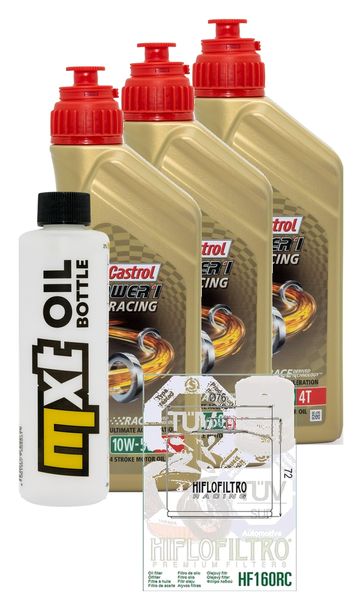 Inspektionspaket 3L 10W-50 + Ölfilter + 2x Zündkerze für BMW F GT 800 ccm Bj. 2019