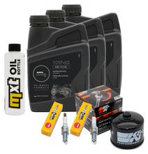 Inspekční balíček 3L 10W-50 + olejový filtr + 2x zapalovací svíčka pro BMW F GT 800 ccm r.v. 2019