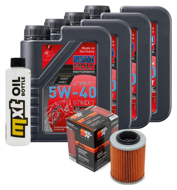 Pacchetto di ispezione 4L 5W-40+filtro olio per Bombardier - Can-am Ryker 900 ccm Anno 2019