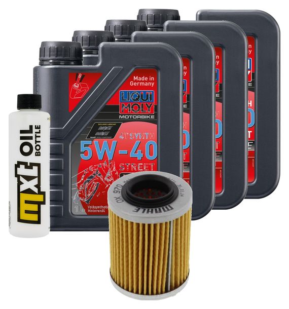 Inspektionspaket 4L 5W-40 + Ölfilter für Bombardier - Can-am Ryker 900 ccm Bj. 2019