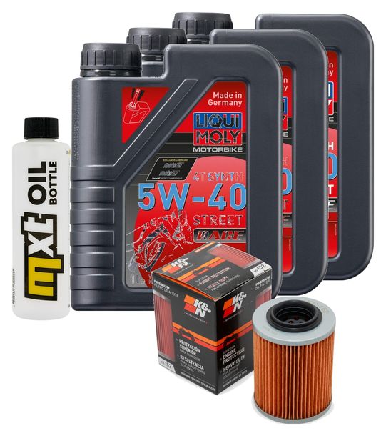 Pacchetto di ispezione 3L 5W-40+filtro olio per Bombardier - Can-am Outlander XT Max Ryker 400 - 600 ccm Anno 2004 - 2019