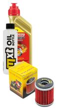 Inspectiepakket 1L 5W-40 + Oliefilter voor Fantic Motor Caballero Scrambler 125cc bouwjaar 2019