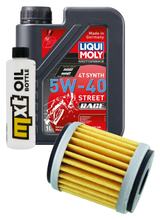 Paquet d'inspection 1L 5W-40+filtre à huile pour Fantic Motor Caballero Scrambler 125 ccm Année 2019