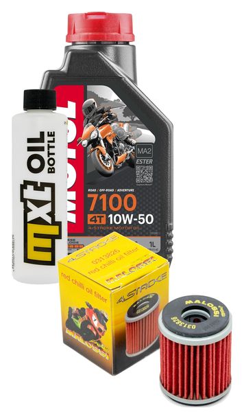 Pacchetto di ispezione 1L 10W-50+filtro olio per Fantic Motor Caballero Casa Motard 125 ccm Anno 2019