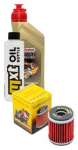 Inspectiepakket 1L 10W-50 + oliefilter voor Fantic Motor Caballero Casa Motard 125ccm Bj. 2019