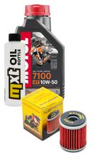 Inspectiepakket 1L 10W-50 + oliefilter voor Fantic Motor Caballero Casa Motard 125ccm Bj. 2019