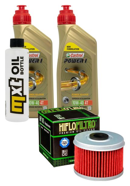 Paquete de inspección 2L 10W-40 y filtro de aceite para Honda CBR R 300 ccm Año 2019