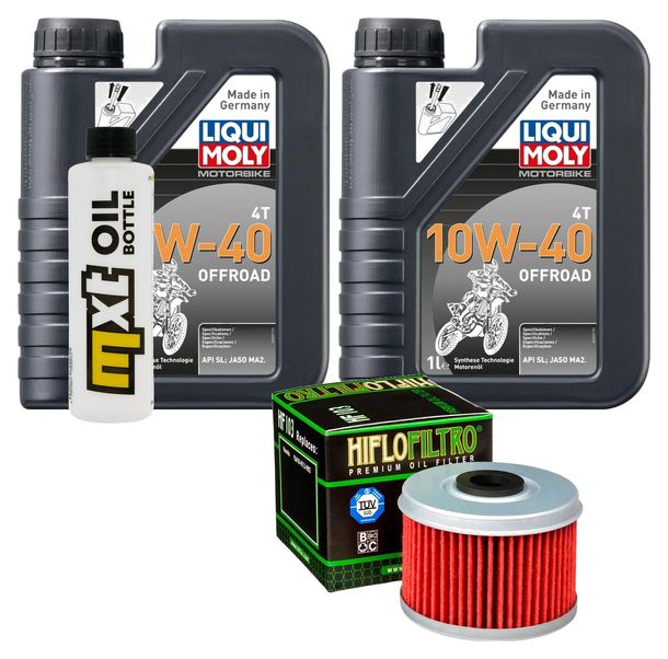 Pacchetto di ispezione 2L 10W-40+filtro olio per Honda CBR R 300 ccm Anno 2019