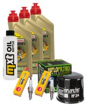 Inspectiepakket 3L 10W-40 + Oliefilter + 2x Bougie voor Honda CB F 500 ccm Bauwjaar 2019 - 2020
