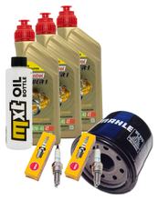 Pacchetto di ispezione 3L 10W-40 + filtro olio + 2x candela per Honda CB F 500 ccm Anno 2019 - 2020