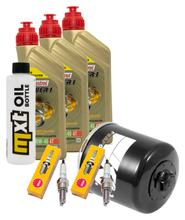 Inspectiepakket 3L 10W-40 + Oliefilter + 2x Bougie voor Honda CB F 500 ccm Bauwjaar 2019 - 2020