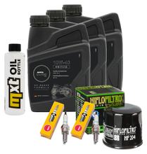Inspection package 3L 10W-40 + oil filter + 2x spark plug for Honda CB F 500 ccm Year 2019 - 2020