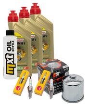 Inspectiepakket 3L 10W-40 + Oliefilter + 2x Bougie voor Honda CB F 500 ccm Bauwjaar 2019 - 2020