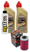 Paquet d'inspection 2L 10W-50+filtre à huile pour Husqvarna Svartpilen Vitpilen, KTM Adventure ABS Enduro R 390 - 701 ccm Année 2019 - 2022
