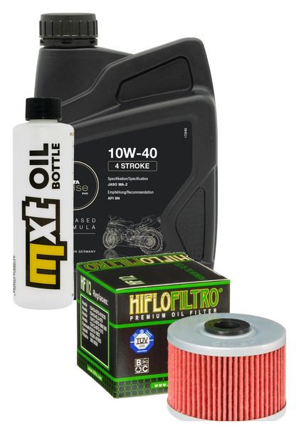 Inspektionspaket 1L 10W-40 + Ölfilter für Kawasaki Ninja Z 125 ccm Bj. 2019 - 2021