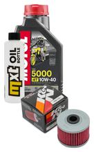 Paquet d'inspection 1L 10W-40+filtre à huile pour Kawasaki Ninja Z 125 ccm Année 2019 - 2021