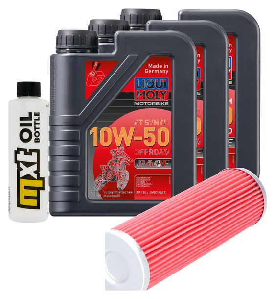 Inspektionspaket 3L 10W-50 + Ölfilter für KTM Duke R 790 ccm Bj. 2018 - 2019