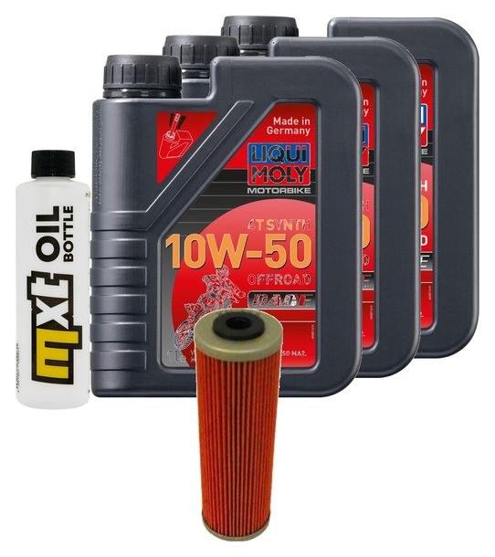 Inspektionspaket 3L 10W-50 + Ölfilter für KTM Duke R 790 ccm Bj. 2018 - 2019