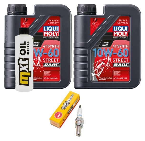 Inspektionspaket 2L 10W-60 + Ölfilter + 1x Zündkerze für Quadro QV3 350 ccm