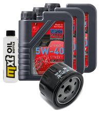 Paquete de inspección 3L 5W-40 con filtro de aceite para Ural CT Patrol Ranger Retro Sidecar Sportsman T Tourist 750 ccm Año 2014 - 2017