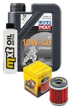 Inspectiepakket 1L 10W-40 + Oliefilter + 1x Bougie voor Yamaha YZF-R 125 ccm Bauwjaar 2019