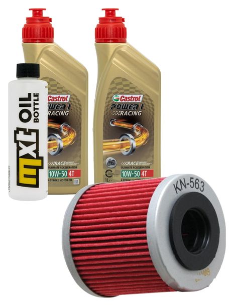 Inspektionspaket 2L 10W-50 + Ölfilter für Aprilia SXV 450 ccm Bj. 2013