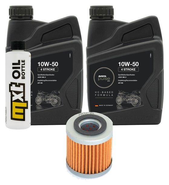 Inspektionspaket 2L 10W-50 + Ölfilter für Aprilia SXV 450 ccm Bj. 2013