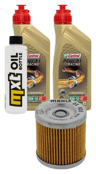Inspektionspaket 2L 10W-50 + Ölfilter für Aprilia RXV SXV 450 / 550 ccm Bj. 2013 - 2015