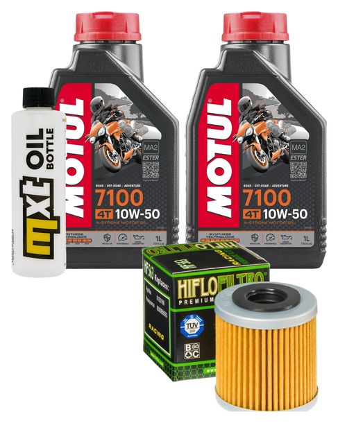 Inspektionspaket 2L 10W-50 + Ölfilter für Aprilia RXV SXV 450 / 550 ccm Bj. 2013 - 2015