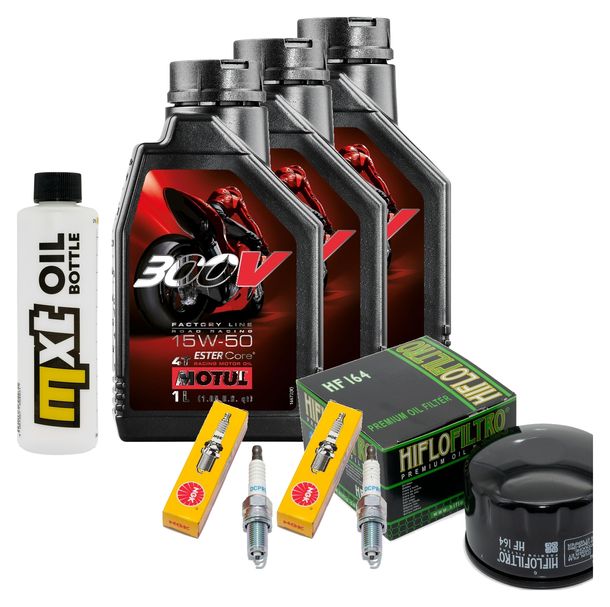 Inspektionspaket 3L 15W-50 + Ölfilter + 2x Zündkerze für BMW F R 800 ccm Bj. 2019