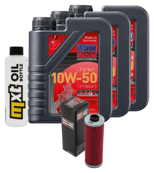 Inspektionspaket 3L 10W-50 + Ölfilter für BMW R 65 GS 650 ccm Bj. 1989 - 1992