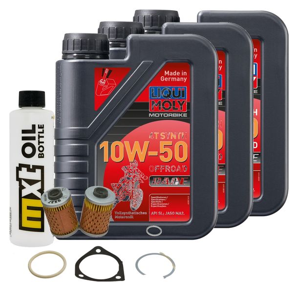 Inspektionspaket 3L 10W-50 + Ölfilter für BMW R 65 LS 80 RT 650 / 800 ccm Bj. 1981 - 1984