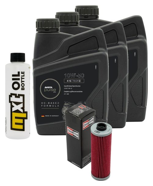 Inspektionspaket 3L 10W-50 + Ölfilter für BMW R 65 LS 80 RT 650 / 800 ccm Bj. 1981 - 1984