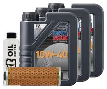 Paquete de inspección 3L 10W-40 con filtro de aceite para BMW R 75 7 80 7N 90 S 750 - 900 ccm Año 1973 - 1980