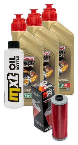 Inspektionspaket 3L 10W-50 + Ölfilter für BMW R 45 65 80 GS 450 - 800 ccm Bj. 1979 - 1990