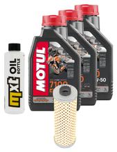 Paquete de inspección 3L 10W-50+filtro de aceite para BMW R 45 65 80 GS 450 - 800 ccm Año 1979 - 1990