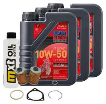 Paquete de inspección 3L 10W-50+filtro de aceite para BMW R 45 65 80 GS 450 - 800 ccm Año 1979 - 1990