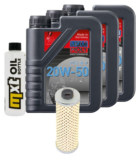 Inspektionspaket 3L 20W-50 + Ölfilter für BMW R 100 RS RT 1000 ccm Bj. 1977 - 1984