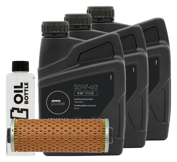 Inspektionspaket 3L 20W-50 + Ölfilter für BMW R 100 RS RT 1000 ccm Bj. 1977 - 1984