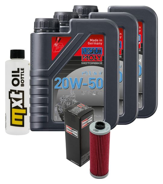 Inspektionspaket 3L 20W-50 + Ölfilter für BMW R 100 T Touren 1000 ccm Bj. 1977 - 1980