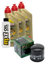 Pacchetto di ispezione 3L 10W-40+filtro olio per Cagiva Alazzurra 650 ccm Anno 1985 - 1986